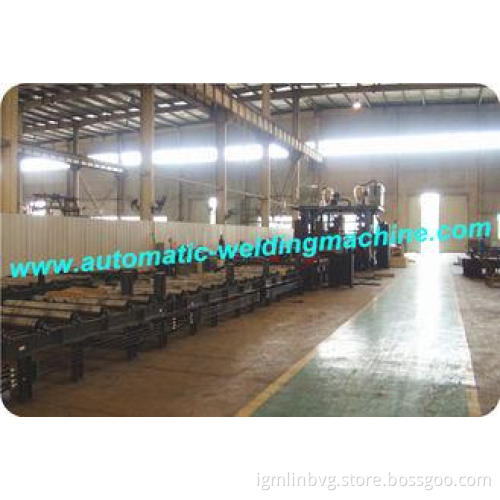 H Beam Automatic Horizontal Welding Machine , Horizontal Mu